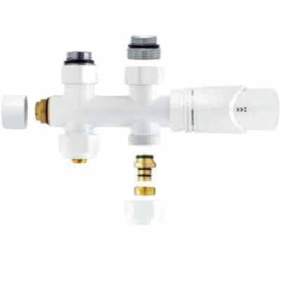 kit raccordement sol blanc