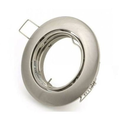 Spot orientable rond chromé