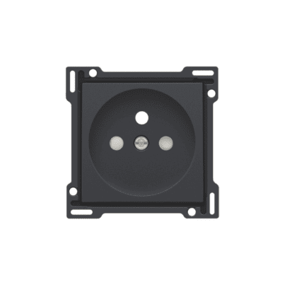Enjoliveur prise 2p+t Niko anthracite (122-66601)
