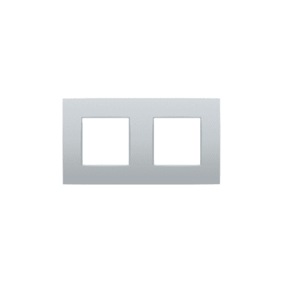 Plaque double horizontale Niko Sterling Intense