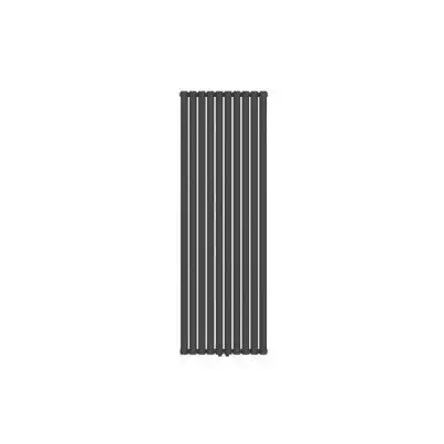 Radiateur vertical oval noir 1800x600