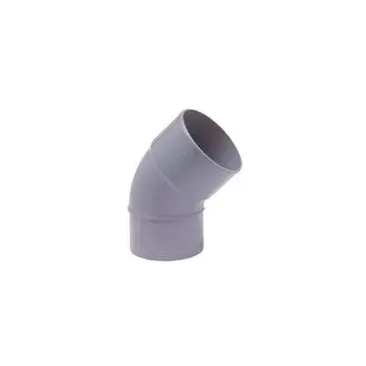 Coude PVC 45° male-femelle